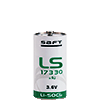 Select Saft Battery Sizes - LS 17300 2/3A 3.6V Li-SOCl2 Cells Available in Multiple Versions